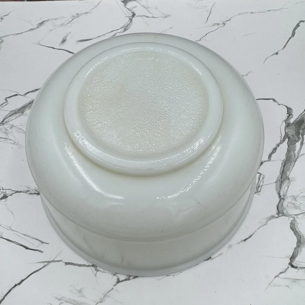 Vintage 1950's Milk Glass Mixing Bowl Dormeyer Stand Mixer Power Chef Model 4201